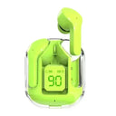 Wireless Mini Earbuds with LED Power Display: Enhanced Sound & Long Battery Life  ourlum.com green  