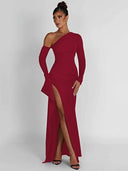 Mozision Maxi Dress Seductive Night Outfit for Club Goddesses