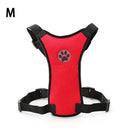 Breathable Mesh Dog Harness Set with Car Safety Belt | Adjustable Straps & Chest Strap for Pet Safety  ourlum.com Red 4 Other United State