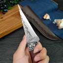 Professional Stainless Steel Boning Knife with Rosewood Handle