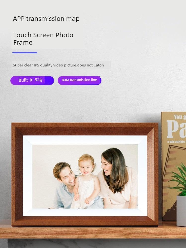 Electronic Photo Album Digital Photo Frame Intelligent HD Electronic Mural Touch Screen Photo Frame WiFi Transmission Photo Video Music Automatic Player For Home Wedding Decoration Company Procurement Advertising Machine