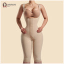 Colombian Mid-length Shapewear with Crotch Zipper & Removable Straps for Women