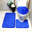 Soft Bathroom Mat Set: Absorbent Shower Rugs for Comfort