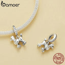 Pet Dog Charm Bracelet: Sterling Silver Poodle Dachshund