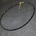 Fashion Brand Simple Black Beads Short Necklace Femme Choker