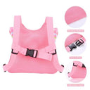 Children's Anti Loss Bags Belt with Traction Rope Baby Bags Toddler Leash Walking Safety Backpack Pink