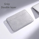 SmartDevil MacBook Air Laptop Bag: Stylish Shockproof Case for Xiaomi   ourlum.com Double layer Grey 13-13.3 inch 