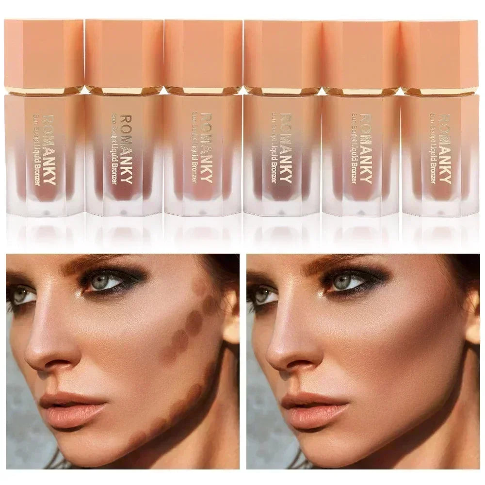 Waterproof Face Liquid Contour Concealer Bronzer Sponge Stick Natural Foundation Matte Long Lasting Highlighter Beauty Cosmetics  ourlum.com   