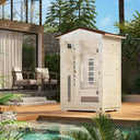 Luxury 2-4 Person Steam Sauna with 2300W Heater Home