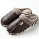 Warm Fur Slippers: Waterproof Indoor House Shoes for All