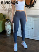 BIVIGAOS High-Waisted Shark Leggings for Women - Black Sports Fitness Pants  ourlum.com   