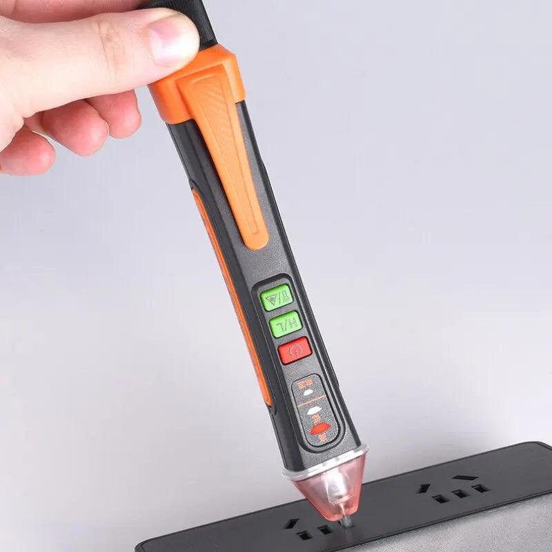 Voltage Tester Orange Smart Circuit Inspection Tool Electrical Measuring Pen  ourlum.com   