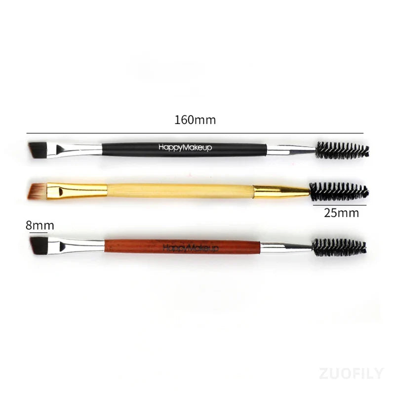 Double-headed Eyelash Brush Eyebrow Comb Eyebrow Brush Professional Makeup Brushes for Eye Brow Eyelash Extension Make Up Tools  ourlum.com   