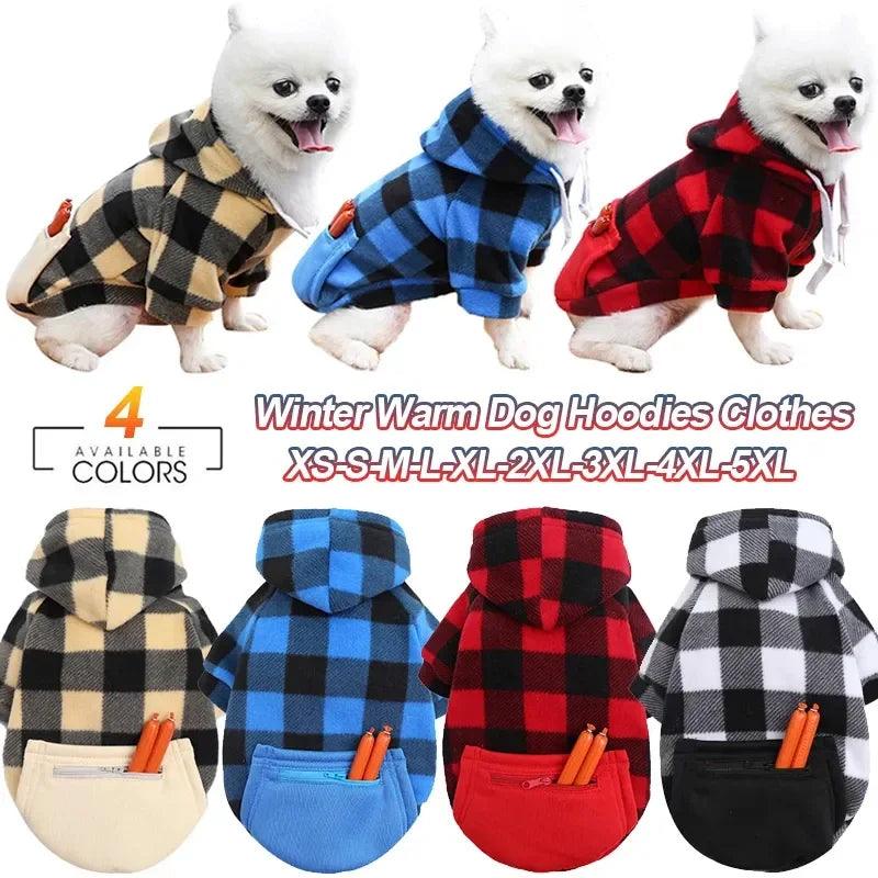 Winter Wool Pet Hoodie: Cozy Chihuahua Pug Sweater for Small Dogs  ourlum.com   