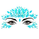 3D Sexy Face Tattoo Stickers Temporary Tattoos Glitter Fake Tattoo Rhinestones Masquerade for Women Party Face Jewels Tattoo  ourlum.com NO.26  