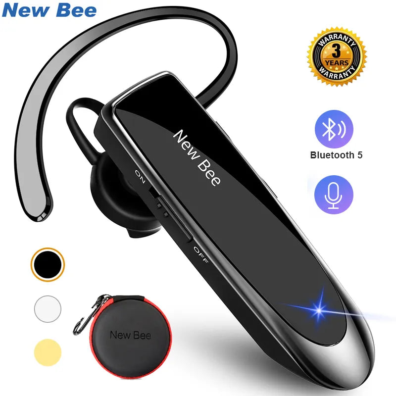 New Bee Wireless Bluetooth Earphones: Premium Sound & Fast Connectivity  ourlum.com   