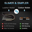 Metal Wallet for Men Ergonomics Design Money Clip Wallet