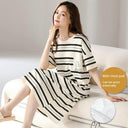 Cotton Korean Summer Pajamas Stylish Integrated Dress Wear