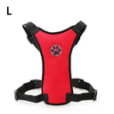 Breathable Mesh Dog Harness Set with Car Safety Belt | Adjustable Straps & Chest Strap for Pet Safety  ourlum.com Red 3 Other United State