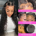 30 Inch Brazilian Loose Deep Wave Lace Front Wigs Water Curly