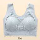 Blue Lace V-Neck Camisole Set for Elegant Comfort Sizing