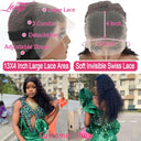 Bulk Brazilian Deep Wave Lace Front Wig Pre-Plucked Human Hair