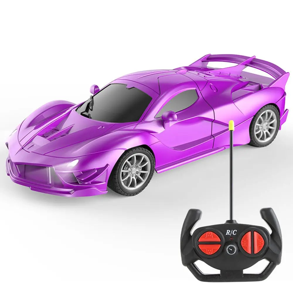 LED Light RC Car - High-Speed Drift Car Toy with 4 Channels for Kids and Adults  ourlum.com   