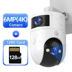 Smart PTZ Wifi Security Camera with AI Tracking & High-Resolution Video