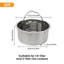 Stainless Steel Instant Pot Steamer Basket with Silicone Handle