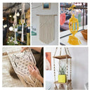 Cotton Macrame Cord Rope Twine String Crafts DIY Bohemia Wedding Decor  ourlum.com   