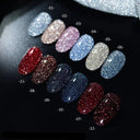 Aurora Sparkle Gel Polish Set for Dazzling Glam Nails