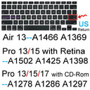 Macbook Air Silicone Keyboard Cover Dustproof Waterproof Skin