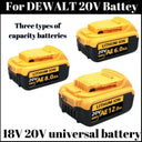 High-Capacity 12000mAh Lithium Battery for Dewalt Tools