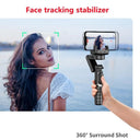 360 Rotation Gimbal Stabilizer Selfie Stick: Smart Video Kit  ourlum.com   