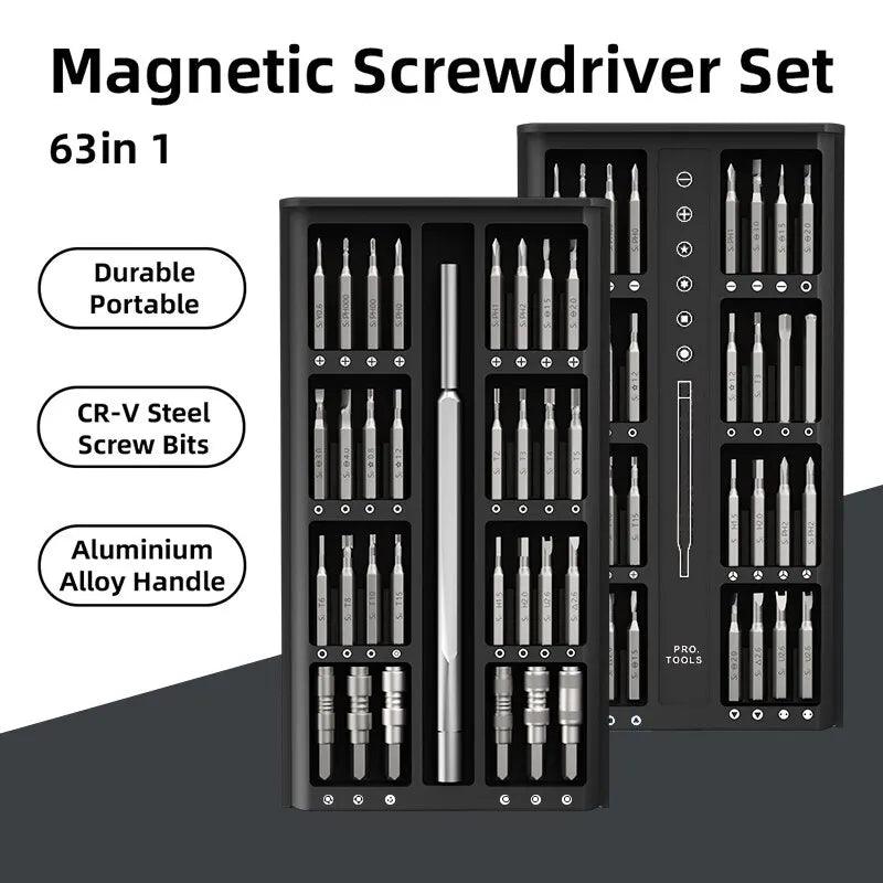 Precision Magnetic Screwdriver Set for Electronics Maintenance & Disassembly  ourlum.com   