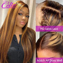 Honey Blond Brazilian Remy Lace Wig Natural Look Comfort