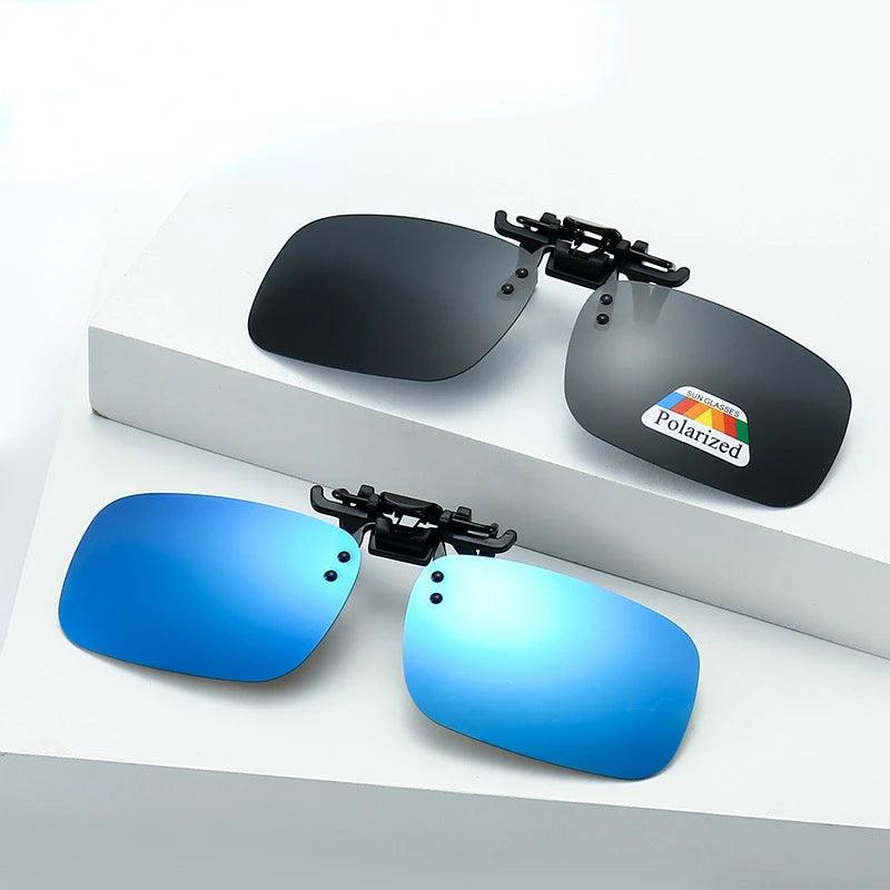 Myopia-Friendly Polarized Clip-On Sunglasses for Driving, Fishing, and Outdoor Activities