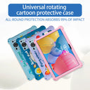 Soft Silicone Kids Rotating Stand Case for 10.1 Inch Tablet