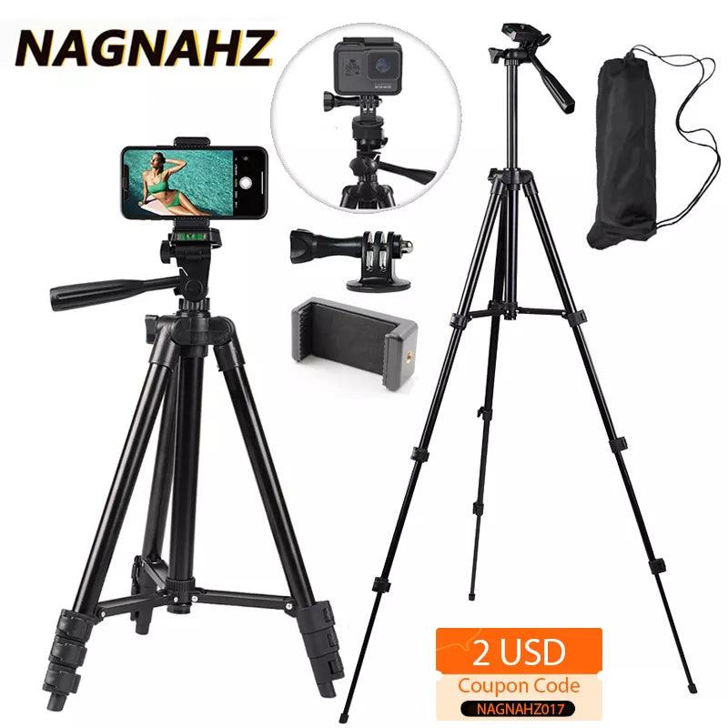 40-inch Aluminum Phone Tripod Stand for Gopro iPhone Samsung Xiaomi Huawei - Universal Photography Companion  ourlum.com   