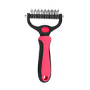 Professional Pet Grooming Brush - Dual-Head Shedding Tool