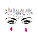 3D Sexy Face Tattoo Stickers Temporary Tattoos Glitter Fake Tattoo Rhinestones Masquerade for Women Party Face Jewels Tattoo  ourlum.com NO.35  