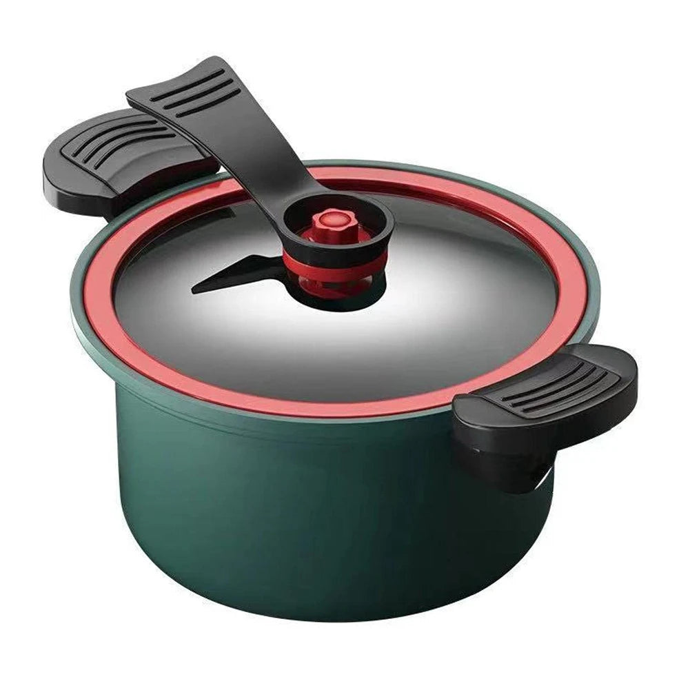 3.5L Non-Stick Pressure Cooker for Soup, Rice & Meat - Versatile Kitchen Cookware