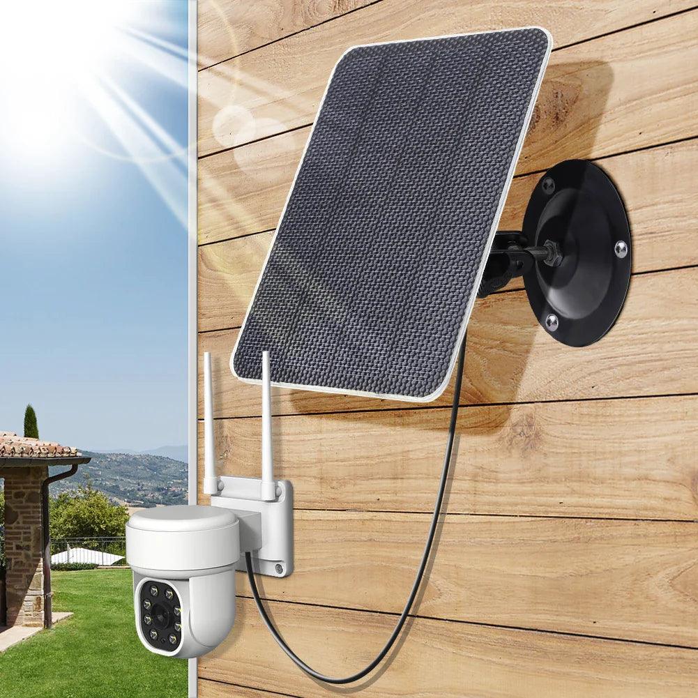 Solar Panel Security Camera Charger: Efficient Outdoor Power Kit  ourlum.com   