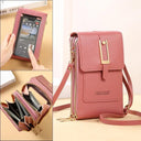 Soft Leather Crossbody Phone Purse Stylish Wallet for Women