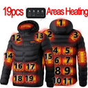 19/11/9 Areas Heated Jacket Men Electric Heating Jackets Warm