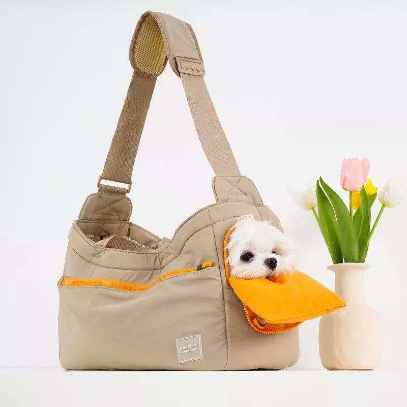 Pet Carrier Shoulder Bag for Small Medium Dogs: Stylish, Durable, Versatile Travel Companion  ourlum.com   