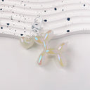 Balloon Dog Acrylic Keychain Set - Fun Accessories for Women & Couples  ourlum.com Jelly white  