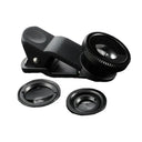 3in1 Fisheye Wide Angle Micro Camera Lens for IPhone Xiaomi