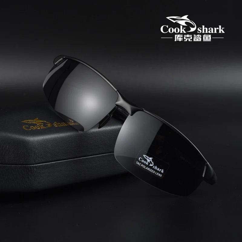 Men's Polarized Color-Changing Driving Sunglasses with UV Protection and Trendy Design