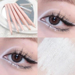 Diamond Glitter Waterproof Eyeliner Stick: Pearl Silkworm Makeup Pen